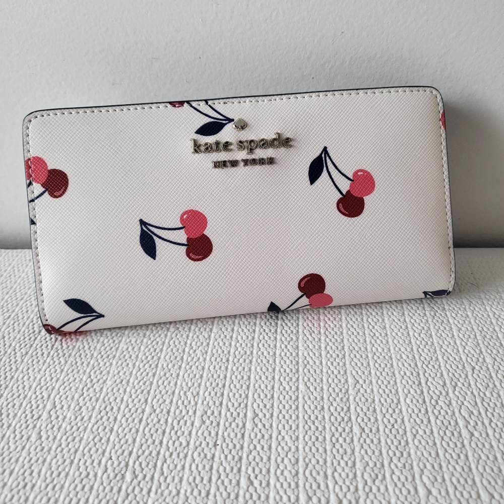 Kate Spade Cherry Bifold Wallet